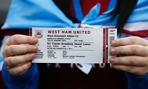 tickets for west ham